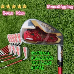 Right Handed Mens Golf Clubs 08 5 Star Forged Golf Irons 4-11AW SW 10 Pcs R S SR Flex OR Steel Shaft and Headcover