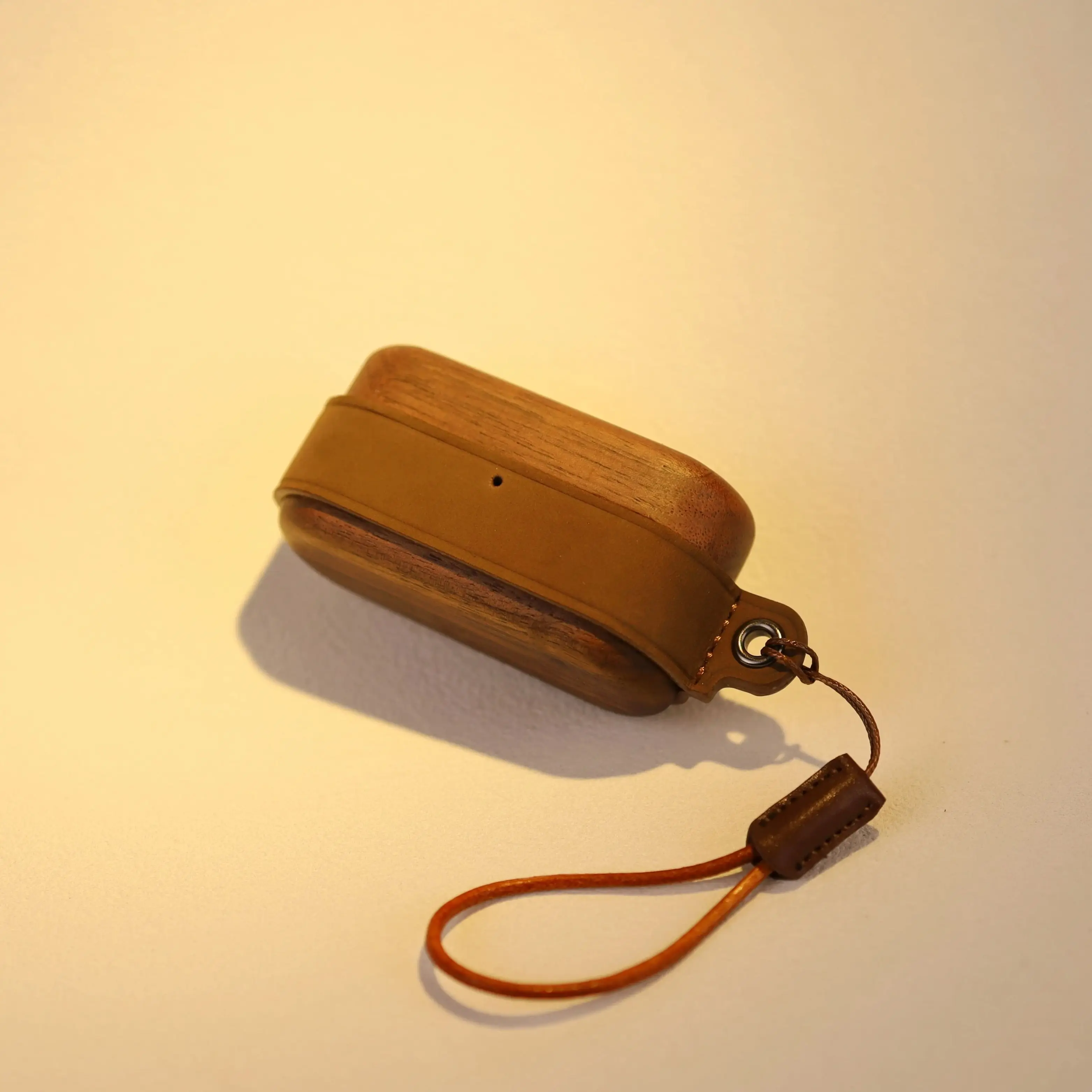 Casing Earphone Retro Kayu Asli untuk Panasonic Technic EAH-AZ100, Penutup Pelindung Terbuat dari Kayu Walnut