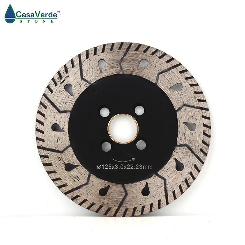 DC-M5 D125mm 5 inch diamond cutting disc granite saw blade for dry cutting and grinding stone