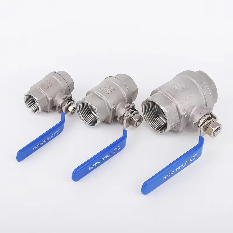 1PCS Light/Medium/Heavy 2PC Stainless Steel 201/304 Ball Valve NPT Thread Sailor's Handbook