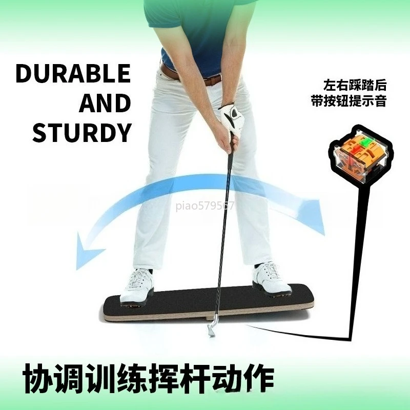 Golf Swing Trainer Balance Board Weight Shift Stability Practice Aid for Tempo Speed Improvement