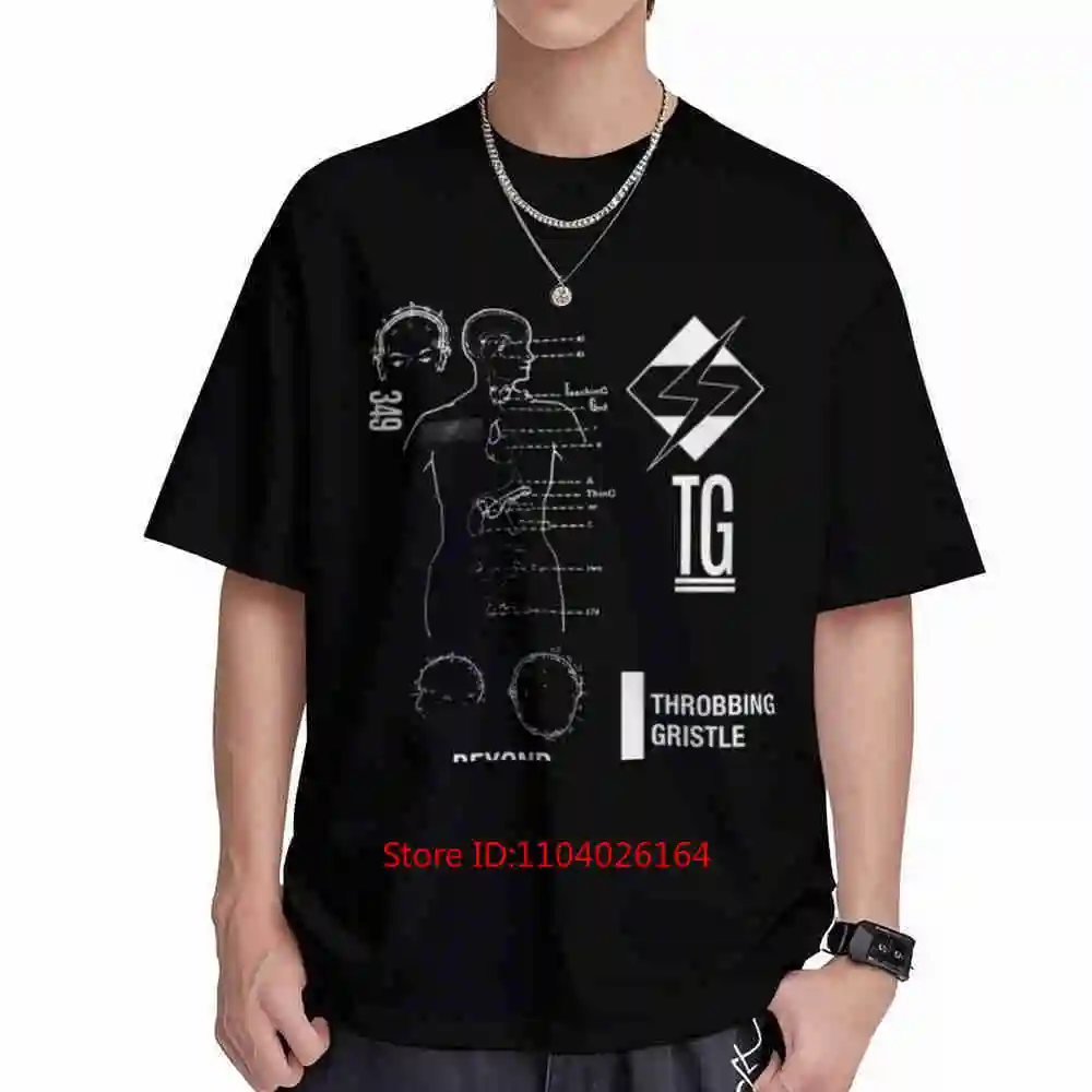 Throbbing Gristle Psychic TV Coil Current 93 Cabaret Voltaire Short Sleeve Tee 100% Cotton T-Shirt