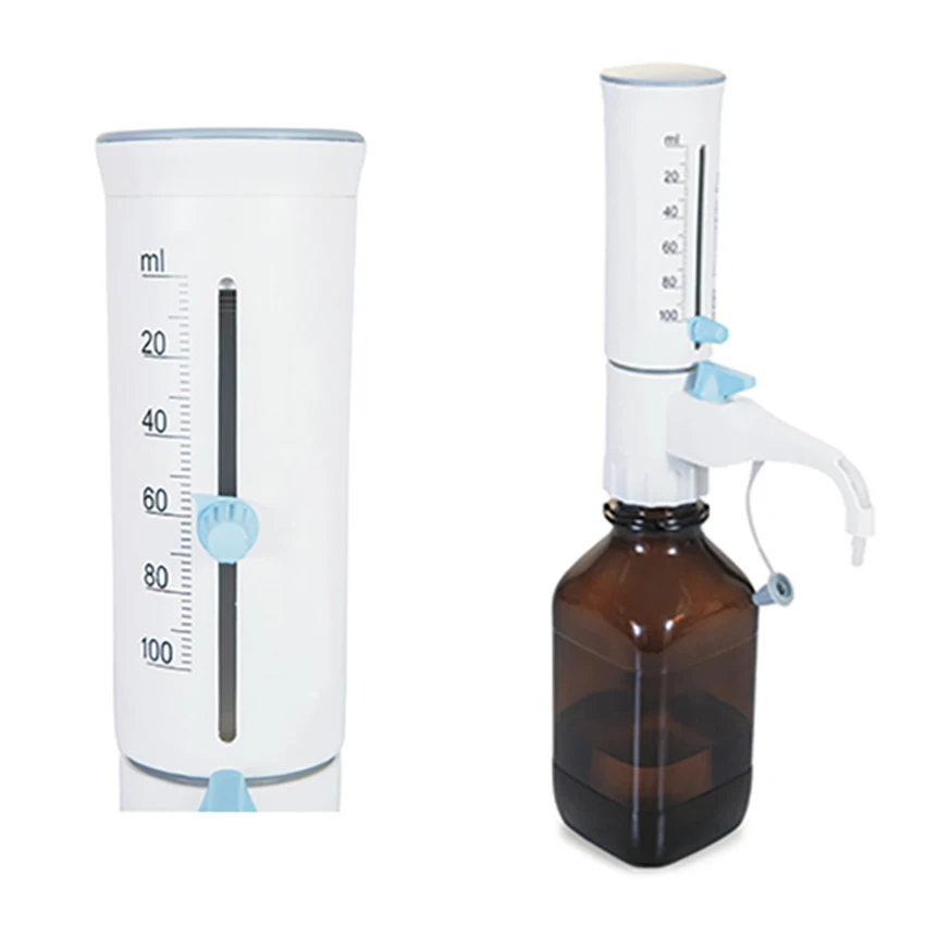 Bottle Top Dispenser Quantitative Laboratory Dispenser for Liquid Handling Distillation Equipment 0.5mL-100mL Dispensmate-Pro/S