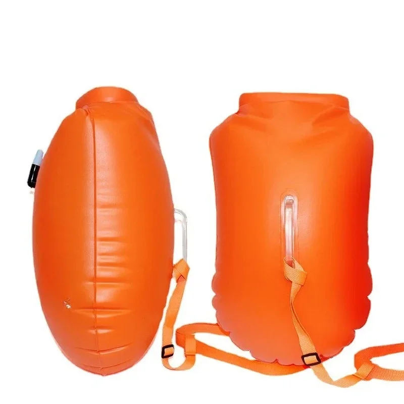 

Summer swimming floating dry bag double airbag swimming buoy 20L beach swimming pool