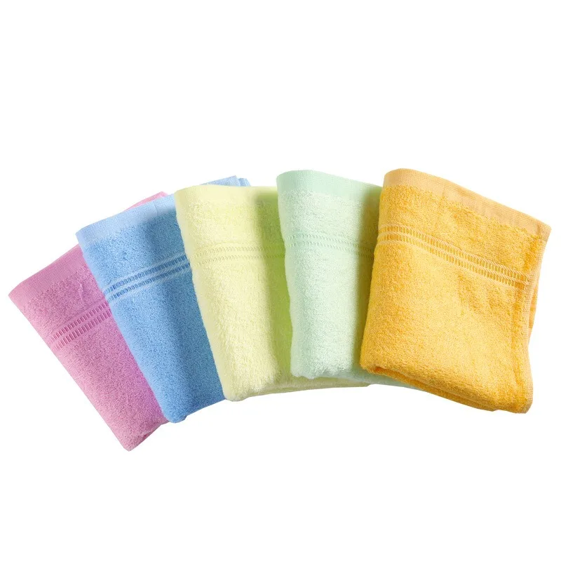 TILONDEX 30x30cm Solid Color Cotton Face Towel - High Absorbency Soft Skin Friendly Daily Use Washcloth in Multiple Colors