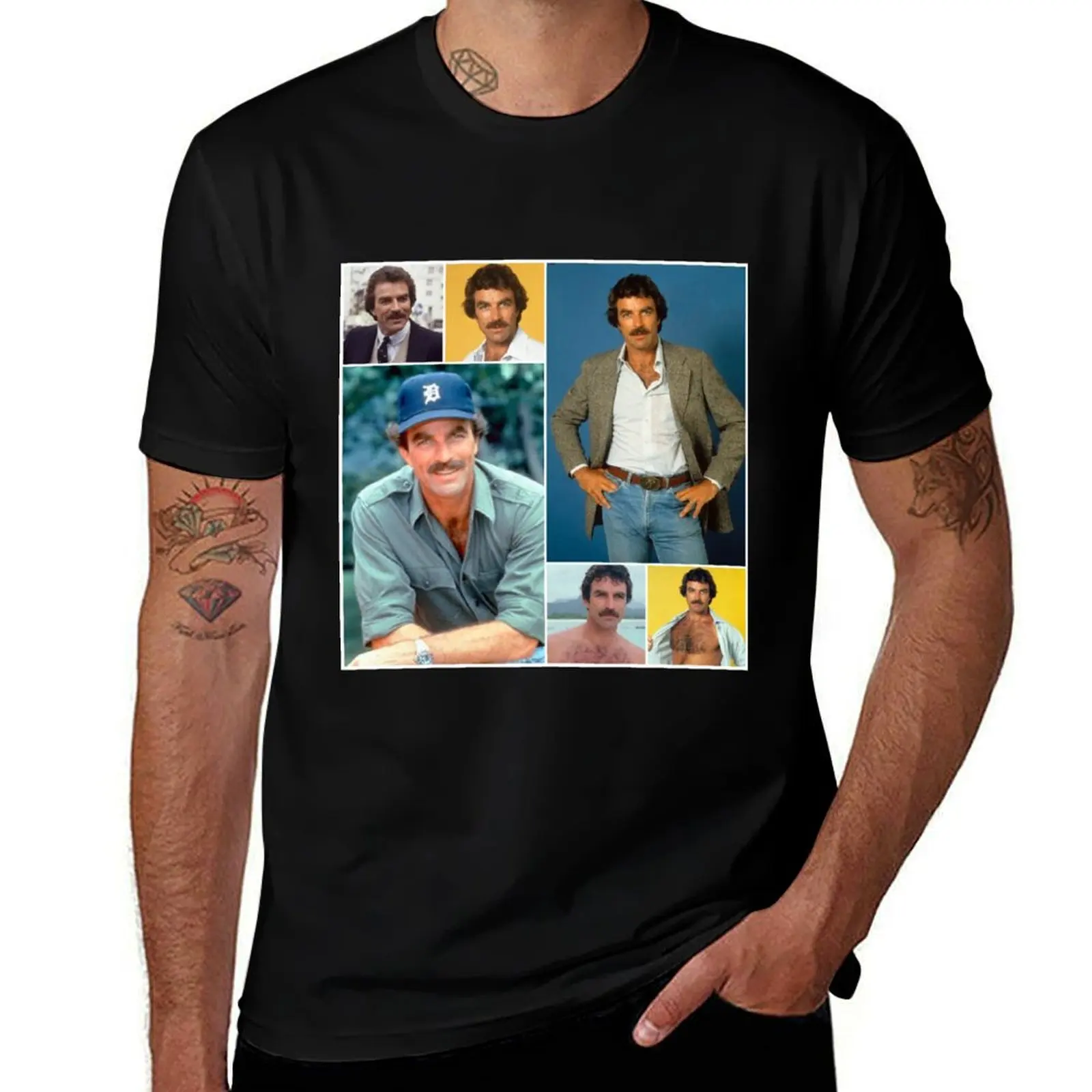 

Tom Selleck T-Shirt graphic shirts graphics graphic t shirts heavyweight t shirts for men