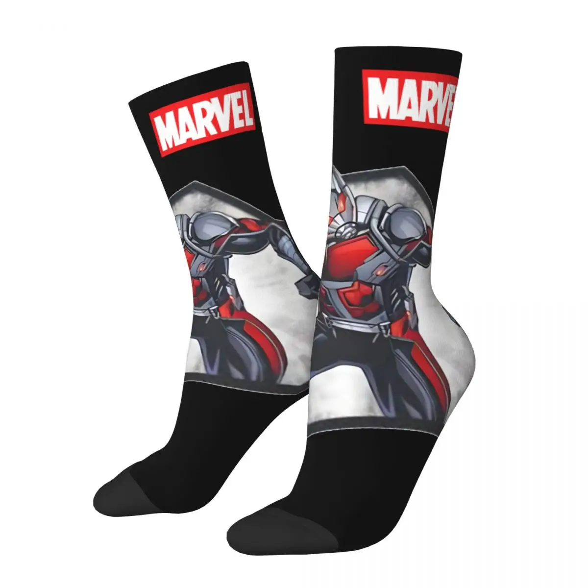 Hip Hop Retro Marvel Limited Edition Crazy Men's compression Socks Unisex Ant-Man Harajuku Seamless Printed Funny Novelty Happy