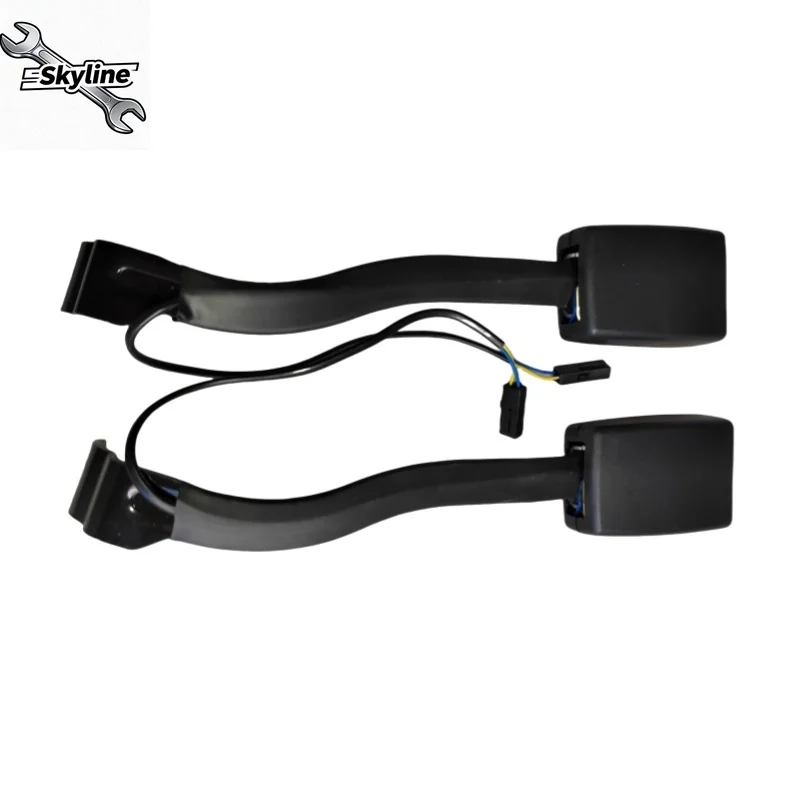 1x/2x Front Right&Left Seat Belt Catch Buckle Padding Socket Plug