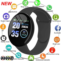 D18 Smart Watch Men and Women Sports Smart Bracelet LED B41 Smartwatch Waterproof Smart Touch Screen Bracelet Smartband 2024 New