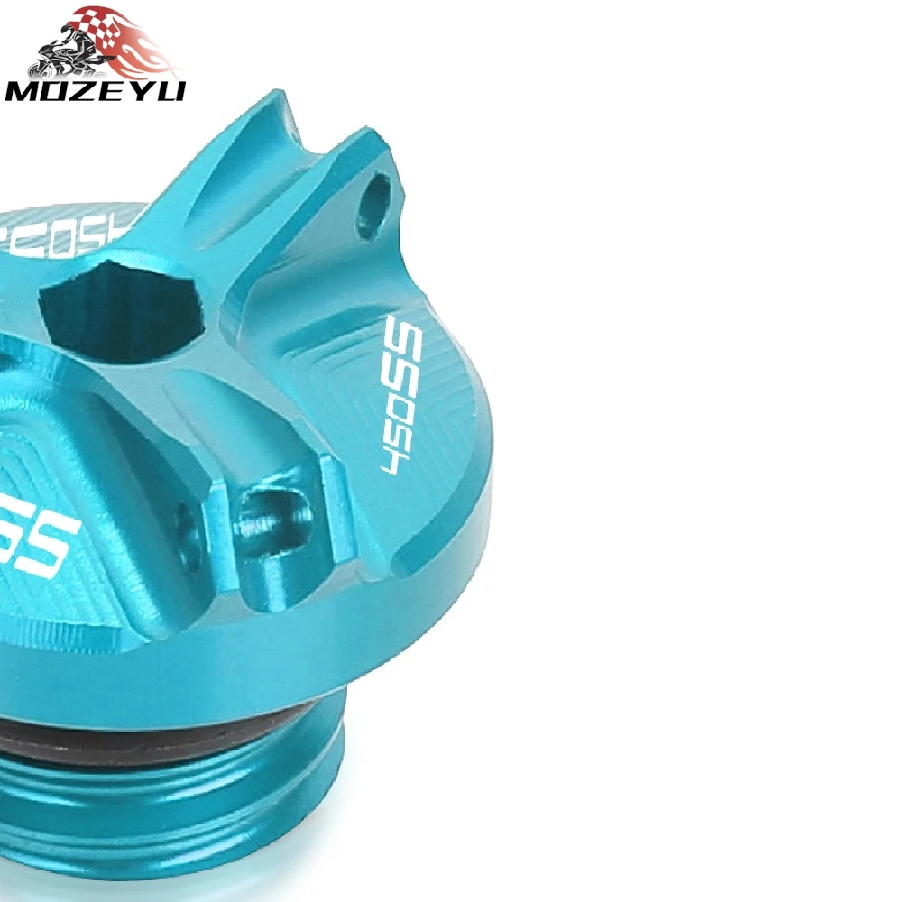 Para CFMOTO 450SR 2021 2022 2023 CF MOTO 450 SR SS 2024 2025 450SS motocicleta M19 * 2,5 taza de aceite de motor tapa de tanque de llenado de combustible