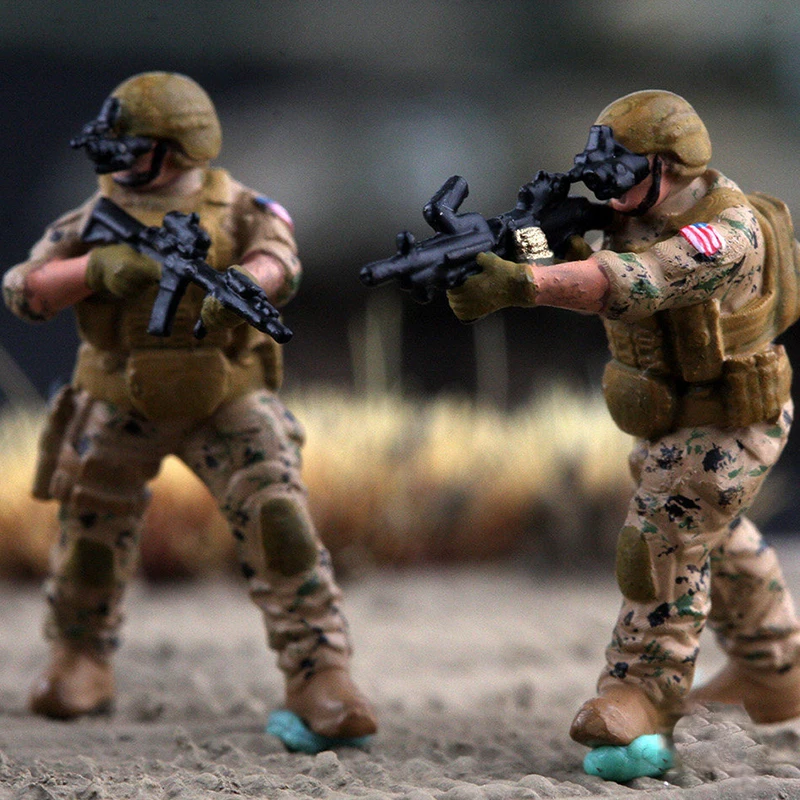 

Модели из смолы в масштабе 1:72: солдаты морской пехоты США, экипированные очками ночного видения, 5 фигурок, подходят для сцен с танками, коллекционные, декоративные.