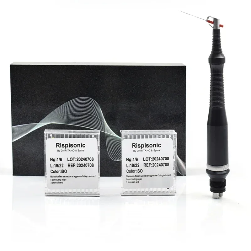 Dentals Sonics Handpiece with Root Canals File Needles MM1500 Dentals Sonics Air Endos System for Root Treatments