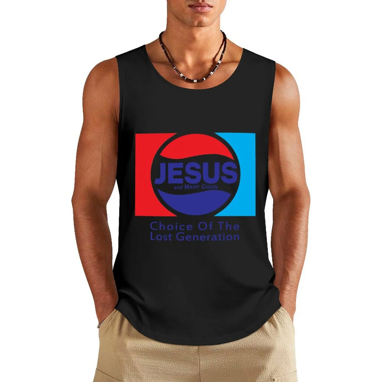 

Jesus And Mary Chain - The Choice Tank Top gym wear men Men's clothing brands Bodybuilding clothing man gym clothes man fitness
