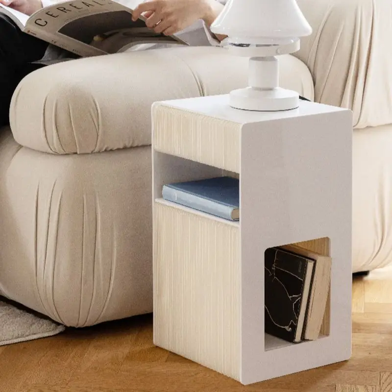 Foldable storage Side table small coffee table corner light luxury  modern bedside/sofa side cabinet 45*25*25.5cm/28.5*37*32.5cm