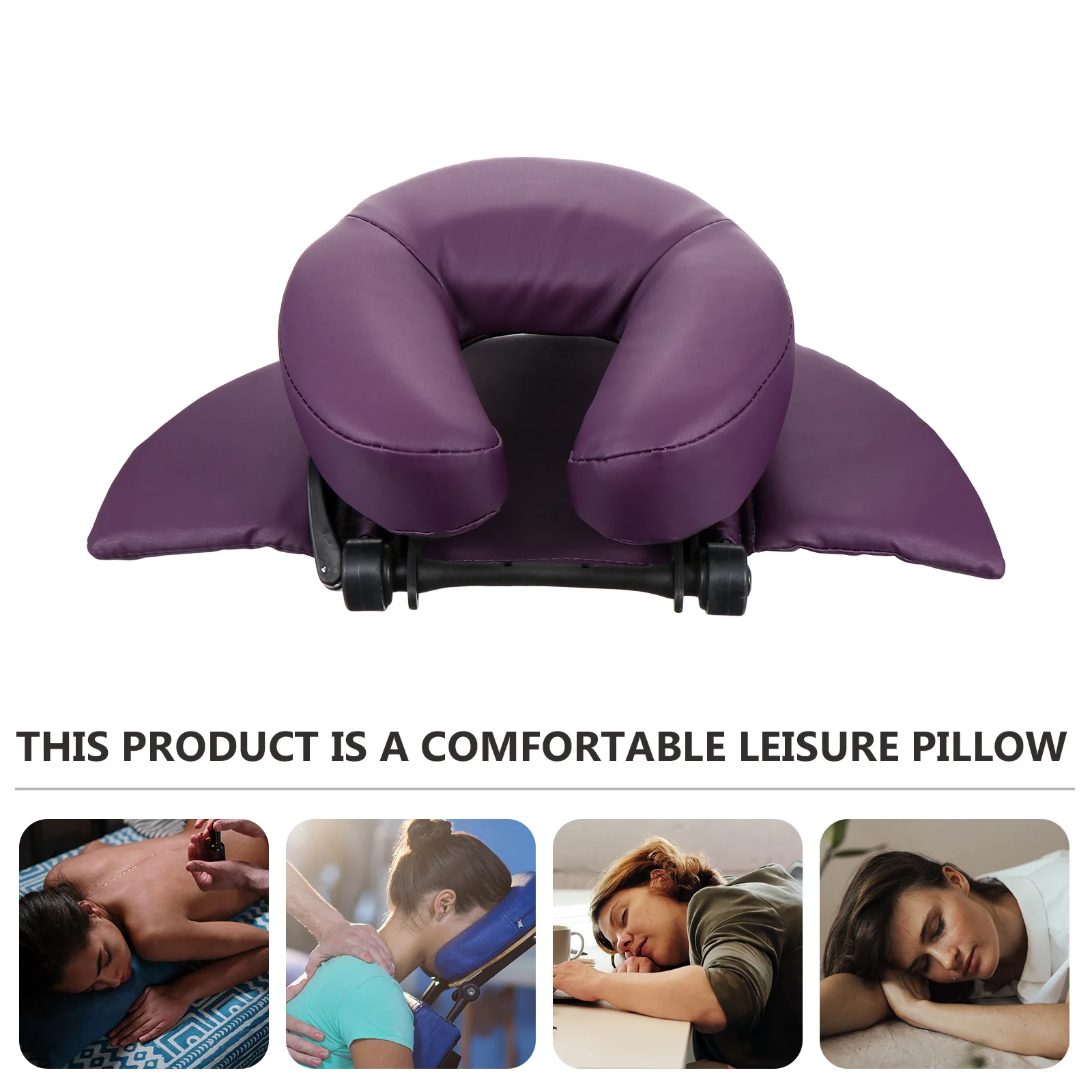 

1Pcs Facial Pillow Nap Cushion Adjustable Angle Comfortable Support for Office Desk Massage Beauty Bed Use Nap Pillow