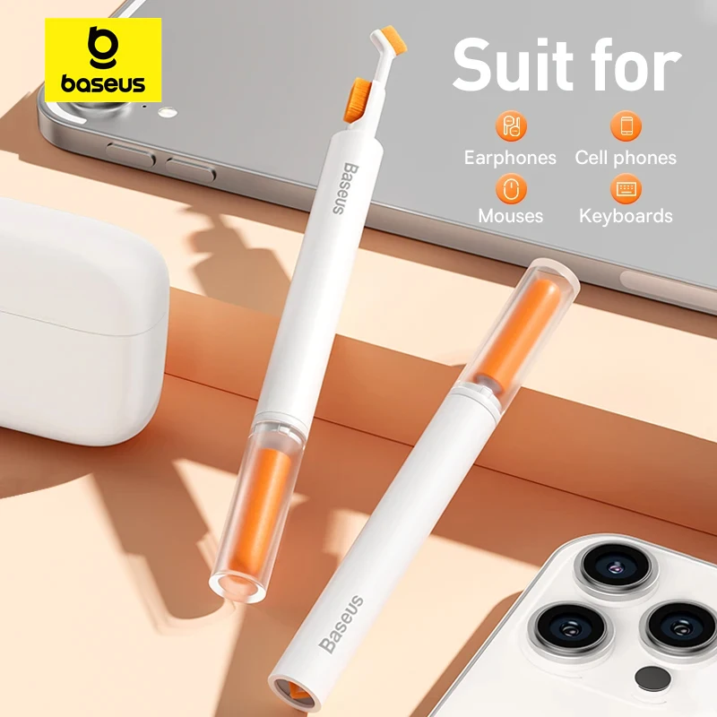 Baseus Cleaning Brush Bluetooth Earphones Cleaning Tool Cleaner Kit for Airpods Pro Earbuds Case Cleaner Kit Clean Brush Pen