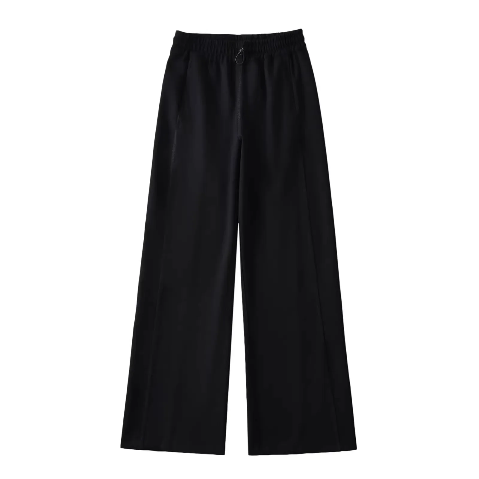 여성 루즈 캐주얼 팬츠 2025 신상 하이웨이스트 와이드 레그 팬츠 한국 패션 다용도 여성 스트레이트 팬츠