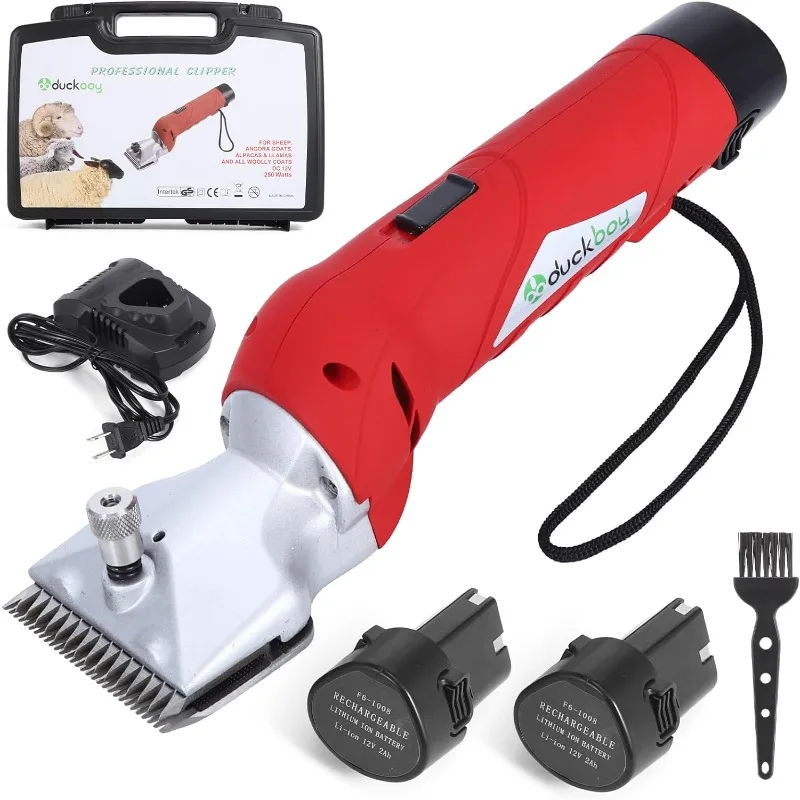 

Rechargeable Battery Powered Animals Shears Grooming Tools for Shaving Fur Wool Tool, Large Livestocks, Llamas