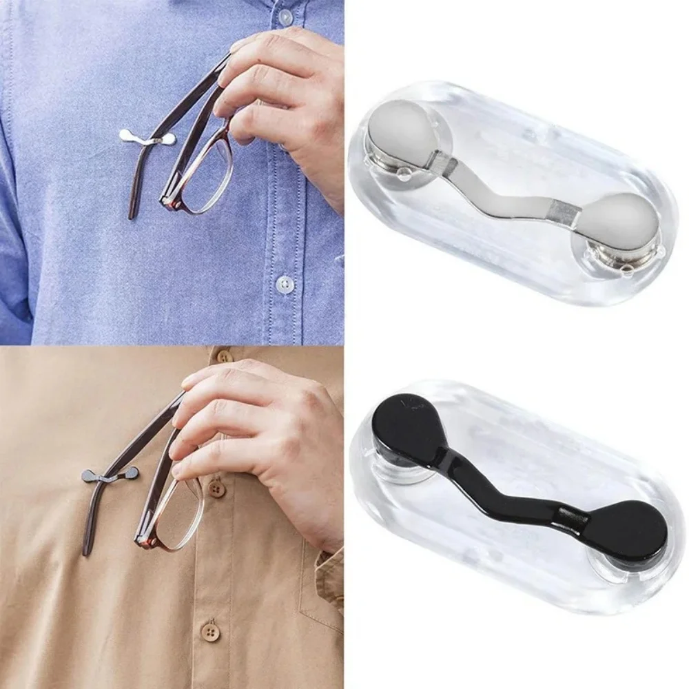 Magnetic Sunglasses Glasses Holder Badge Hangaing Headset Brooch Durable Hook Multi-Purpose Magnetic Clip for Glasses Badge