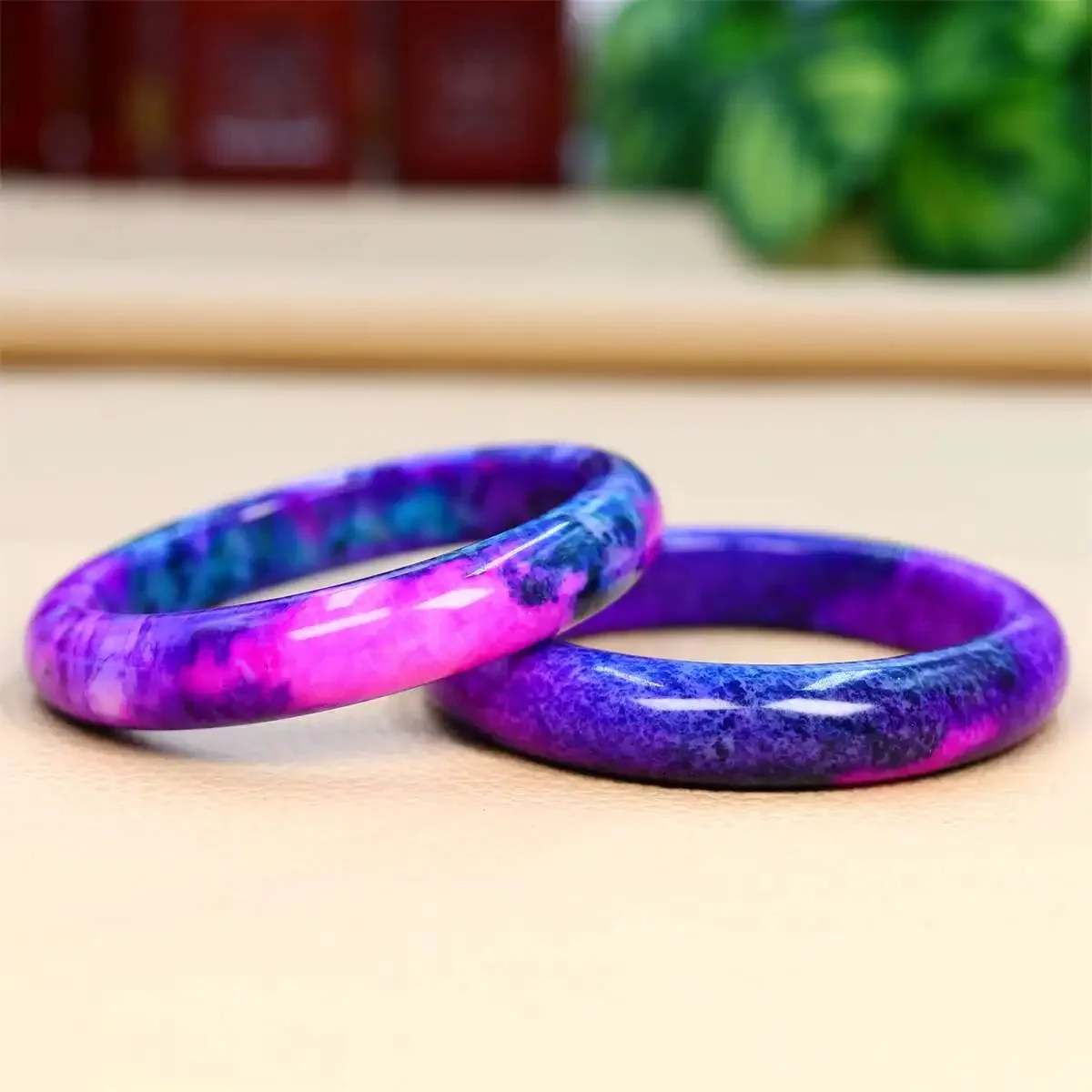 

Jade Bracelets for Women Natural Stone Bangles Designer Amulet Jewelry Amulets Carved Vintage Gifts Gemstone Bangle Colorful