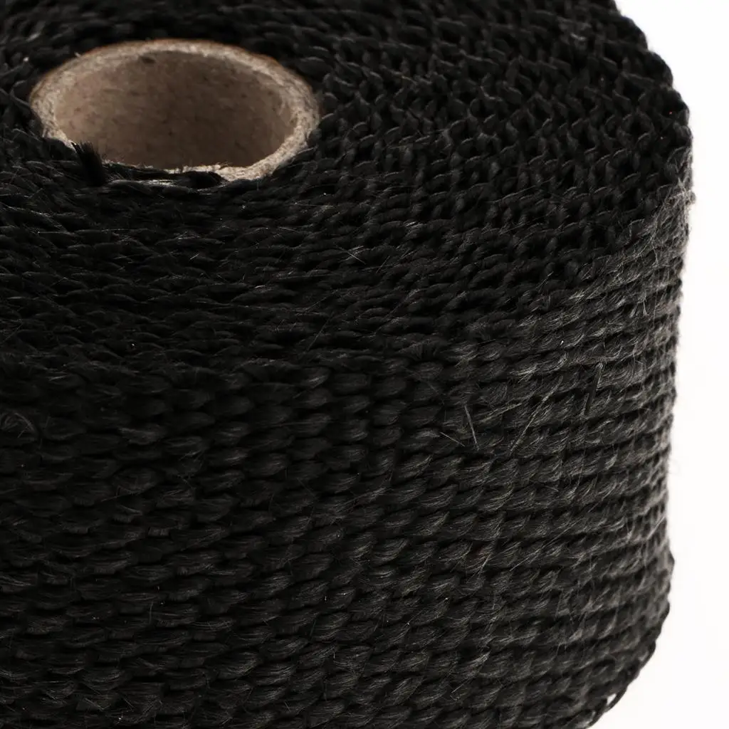 High Temp Titanium Exhaust Wrap Roll Thermal Protection Header Fiber Heat Shield for Car Manifold