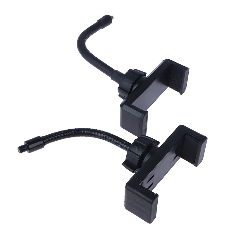 유연한 호스 휴대폰 클립 브래킷, 스마트폰 라이브 셀카 링 조명에 적합