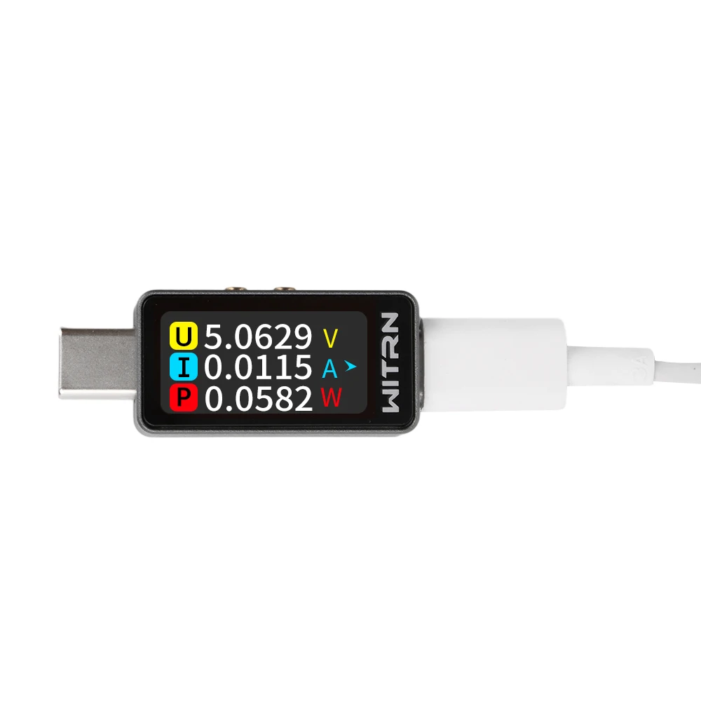 Typ-C-Leistungsmesser, 0,96 Zoll Farb-IPS-Bildschirm, Spannungs- und Stromtester mit bidirektionaler Messung für das Aufladen von Telefonen, DC 4–28 V – Detail 11