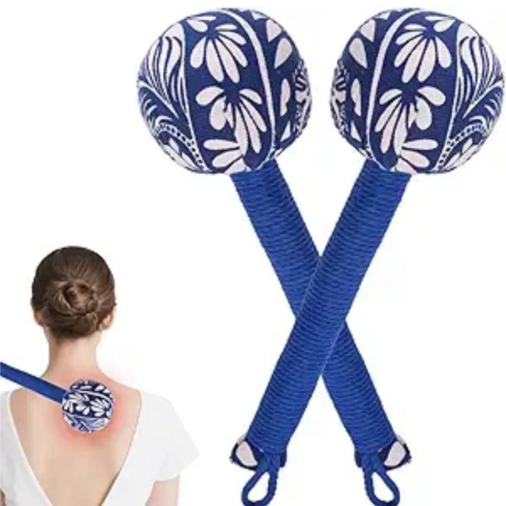 Nouveau marteau de massage portatif à l'armoise, bâton de massage aux herbes, outil de tapotement des méridiens pour la relaxation musculaire du cou, des épaules, du dos et du corps