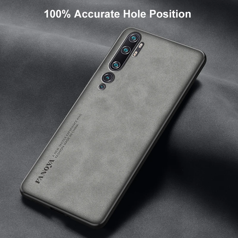 Luxury PU Leather Case For Xiaomi Mi 10 Pro Cover Matte Silicone Protection Phone Case For Xiaomi Mi CC9 Pro Note 10 Pro Coque