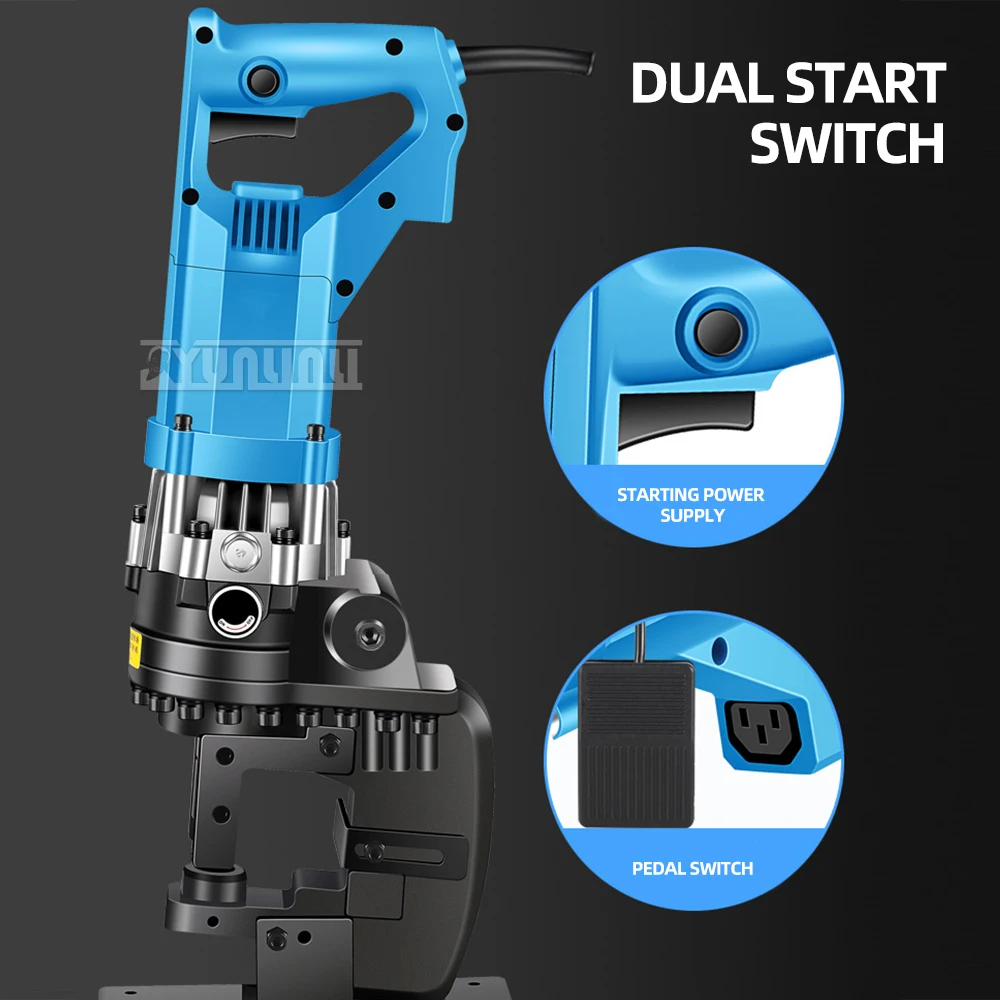 16t Photovoltaic Bracket Special Punching Machine Electric C-Shaped Steel Hole Opener, Electric Hydraulic Hole Punching Machine