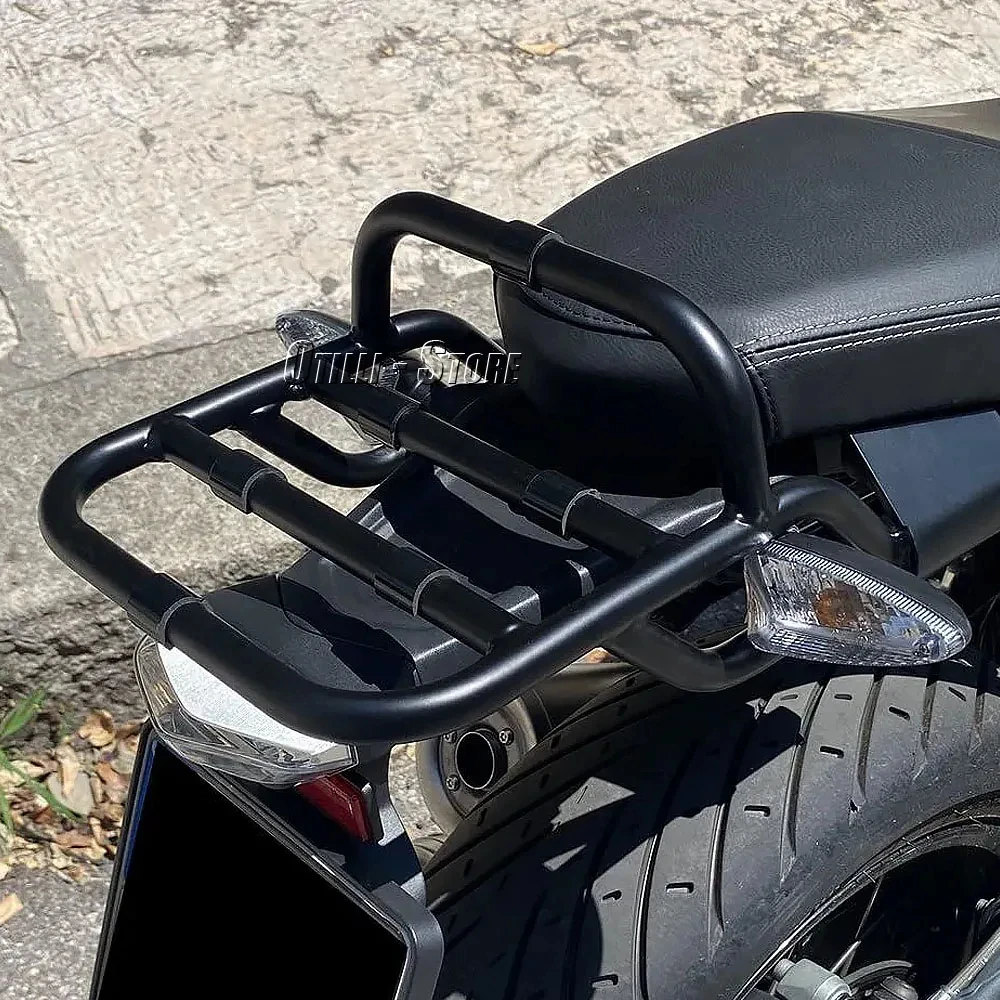 For BMW R9T RnineT 2014-2023 RNINET Scrambler R Nine T Pure Urban G/S Motorcycle Rear Seat Luggage Carrier Rack with Handle Grip