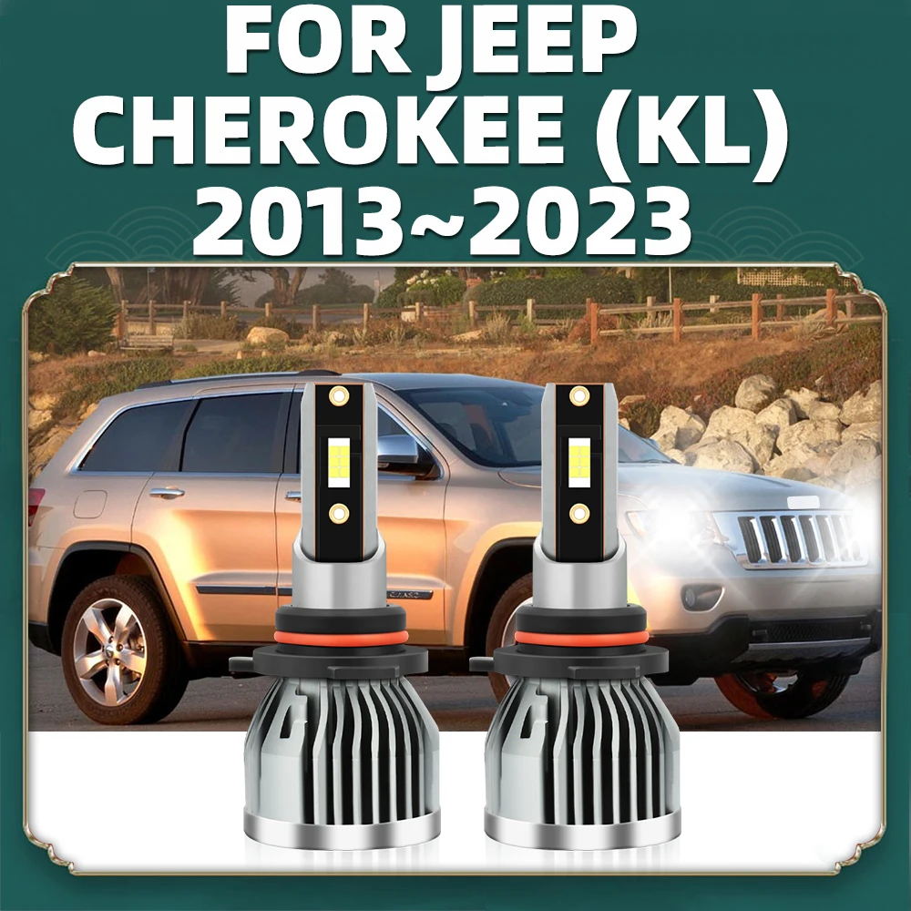 

Светодиодные фары 9012 лм 3570 HIR2 Высокая мощность 2013 CSP чипы для Jeep Cherokee (KL) 2014 2015 2016 2017 2018 2019 2020 2023 ~