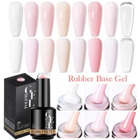 Esmalte de uñas en gel rosa lechoso