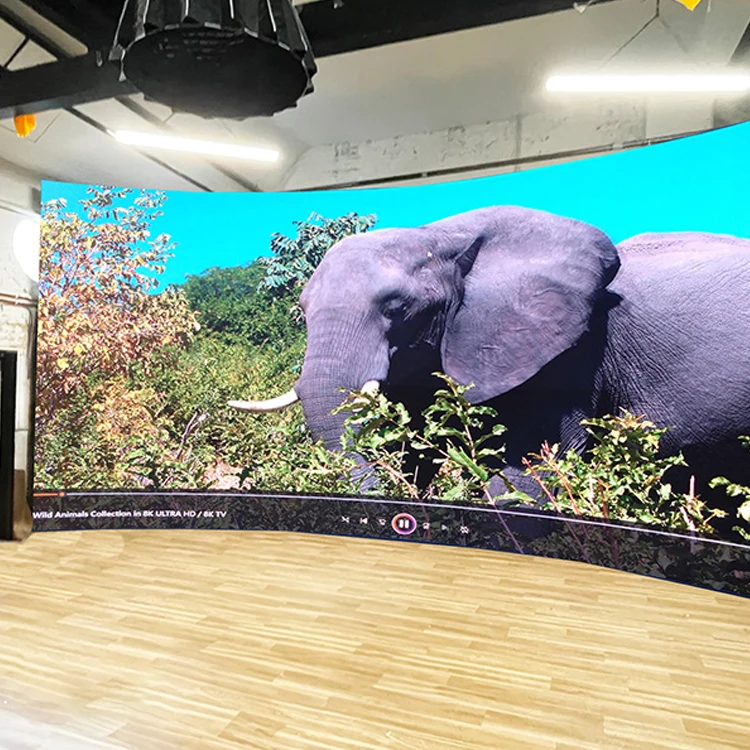 Flexible LED Display Film Screen Video Wall Soft Adhesive LED Flexible Screen for Glass Window Door Railing