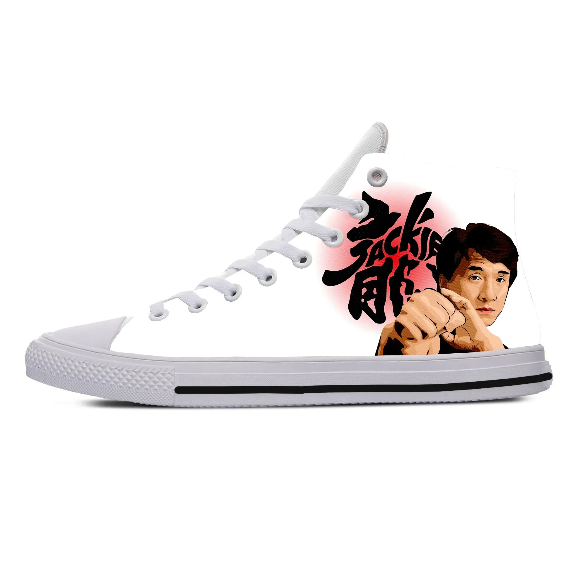 Heiße coole Mode Jackie Chan High Sneakers Männer Frauen hochwertige Handiness Sommer Freizeit schuhe atmungsaktive High Top Board Schuhe