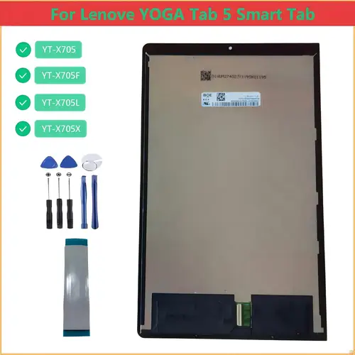 Imagen 1 del producto Pantalla LCD Original para Lenovo YOGA TAB 5 Smart Tab YT-X705 YT-X705L YT-X705X YT-X705F, Panel Digitalizador de Pantalla Táctil LCD