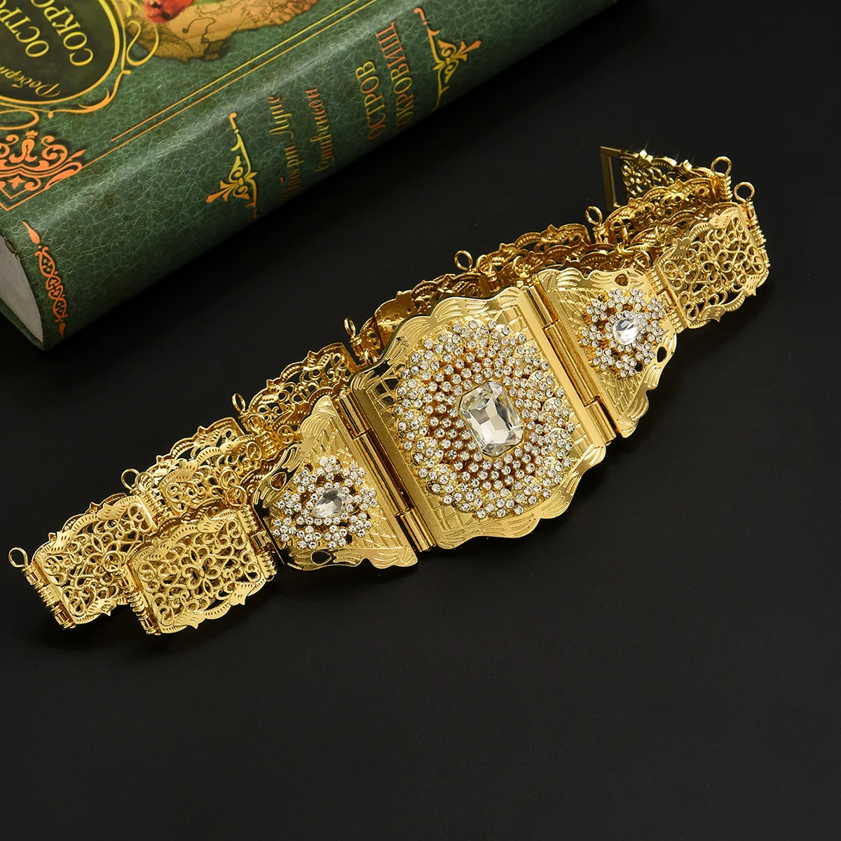 2pcs Classic Filigree Rhinesto - Women Formal Wear Ethnic ulasan dan harga