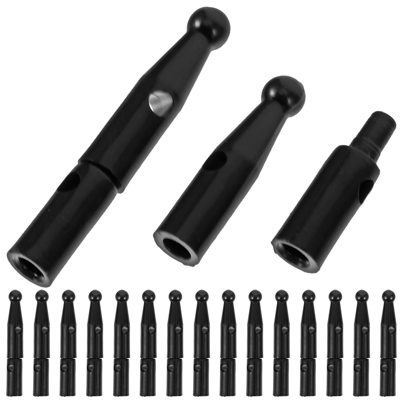 

10 Pcs Umbrella Tail Beads Accessories Straight Bone Covers Small Size Replacement Parts for Components Outdoor