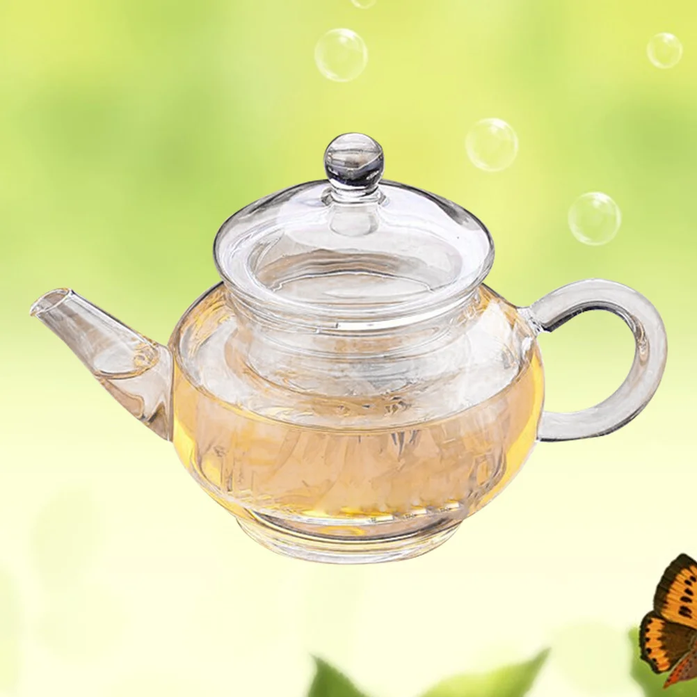 

Borosilicate Heat Resistant Glass Coffee Pot Short Mouth Kettle with Tea Filter Coffee Carafe Teapot Heat-Resistant Glass Kettle