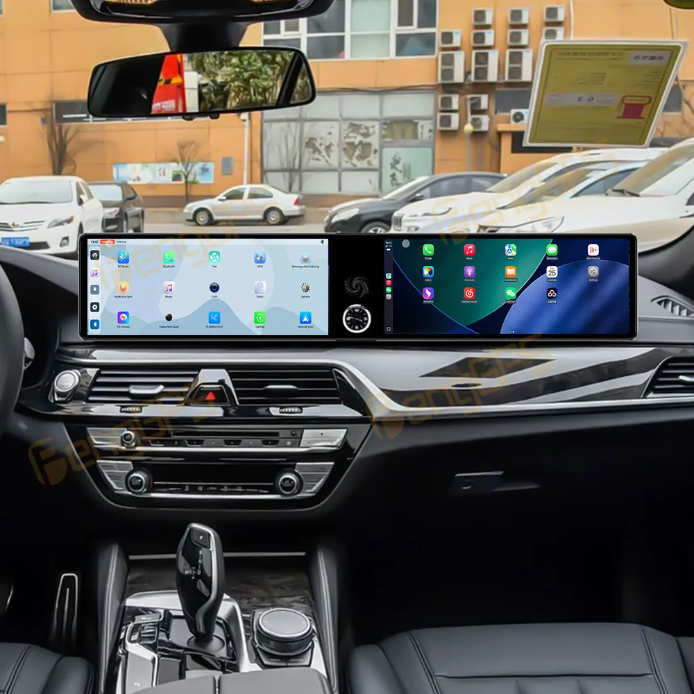 

Android 13 двойной 12,3-дюймовый HD-экран для BMW 5 серии 2018-2020 EVO автомобильный радиоприемник GPS-навигация CarPlay мультимедийный плеер головное устройство