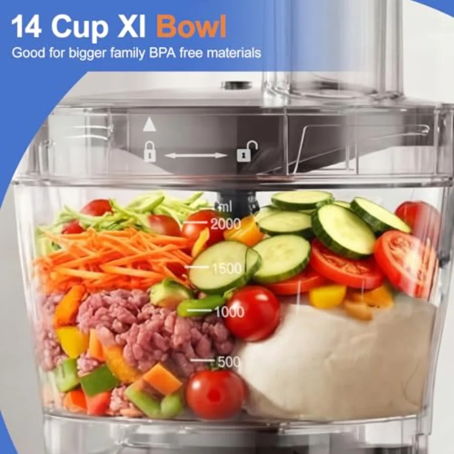 High-Capacity 7-in-1 Electric Food Processor 3