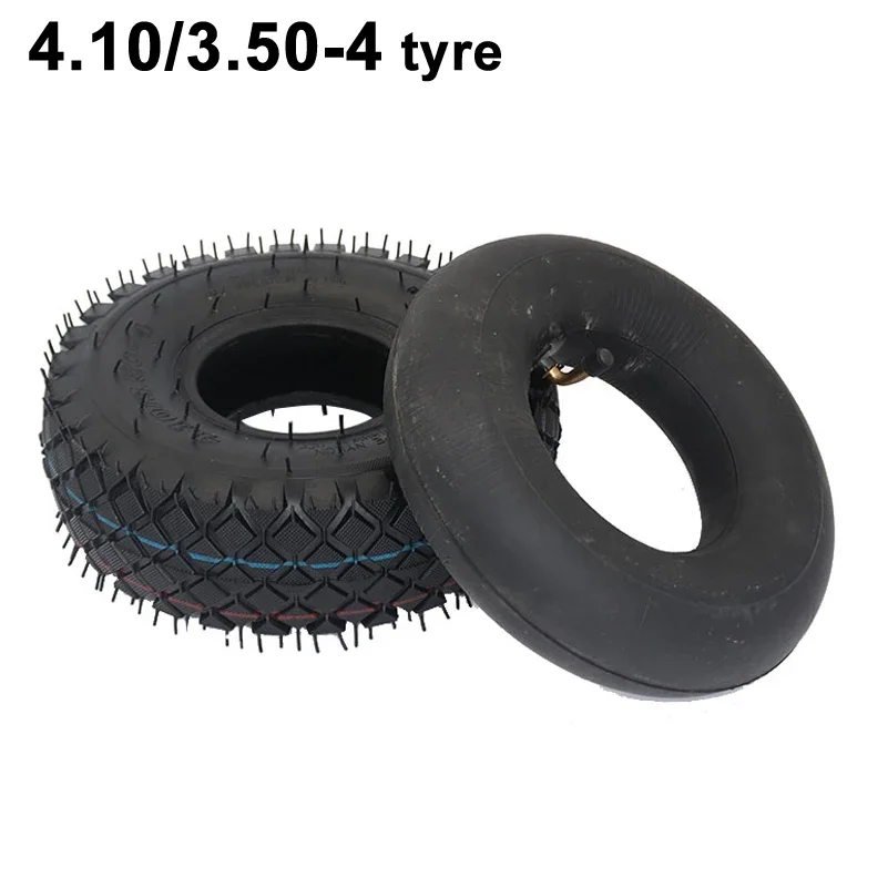 10 Inch 4.10/3.50-4 Tyre  Outer Tires Inner Tube Fit Electric Tricycle Trolley  Scooter Warehouse Car