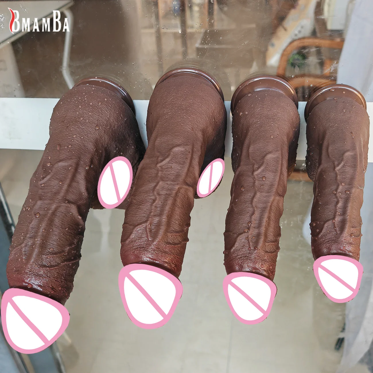 XXL Extra Huge Soft Dildo Realistic Penis Sex Toy G-spot Anal Dildo with Powerful Suction Cup for Men and Women Adult Products
