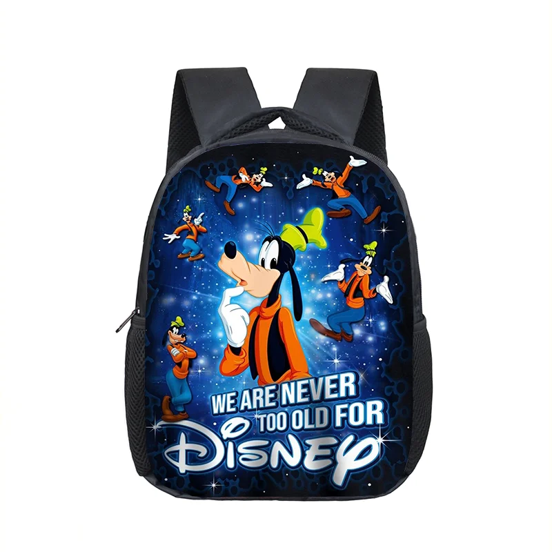 13 inch A Goofy Movie Kindergarten School Bag Cartoon Girl Boy Student Primary School Bookbag Portable Backpack Mochila