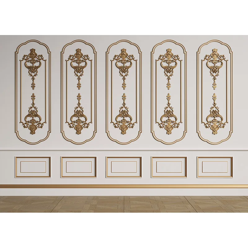 Pared Interior clásica con molduras, fondos de fotografía de habitación vacía, accesorios de decoración del hogar, pinturas, fondo Interior, TQ-15