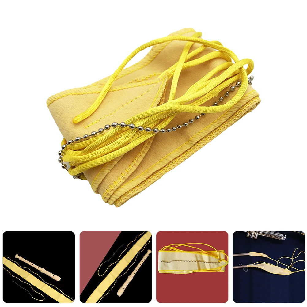 

Saxophone Cleaning Tape Flute Cleaner Rag Cloth Instrument Alto Maintenance Double-sided Fleece Clarinet Baby