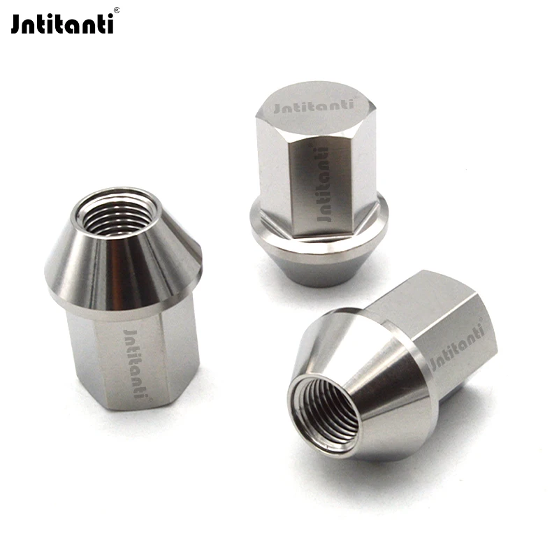 

Конусное сиденье Jntitanti 10,9, класс 22, шестигранник Gr.5, титановая гайка для колесных наконечников, титановая гайка M14*1,5*40 мм для гоночного автомобиля Tesla Land rover