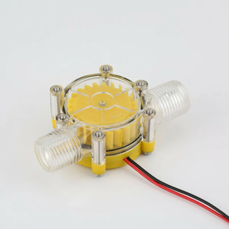 

12V Water Flow Pump Micro Hydro Generator Turbine Flow Hydraulic Mini Hydraulic Generator Solar Power Energy Max ≥220mA