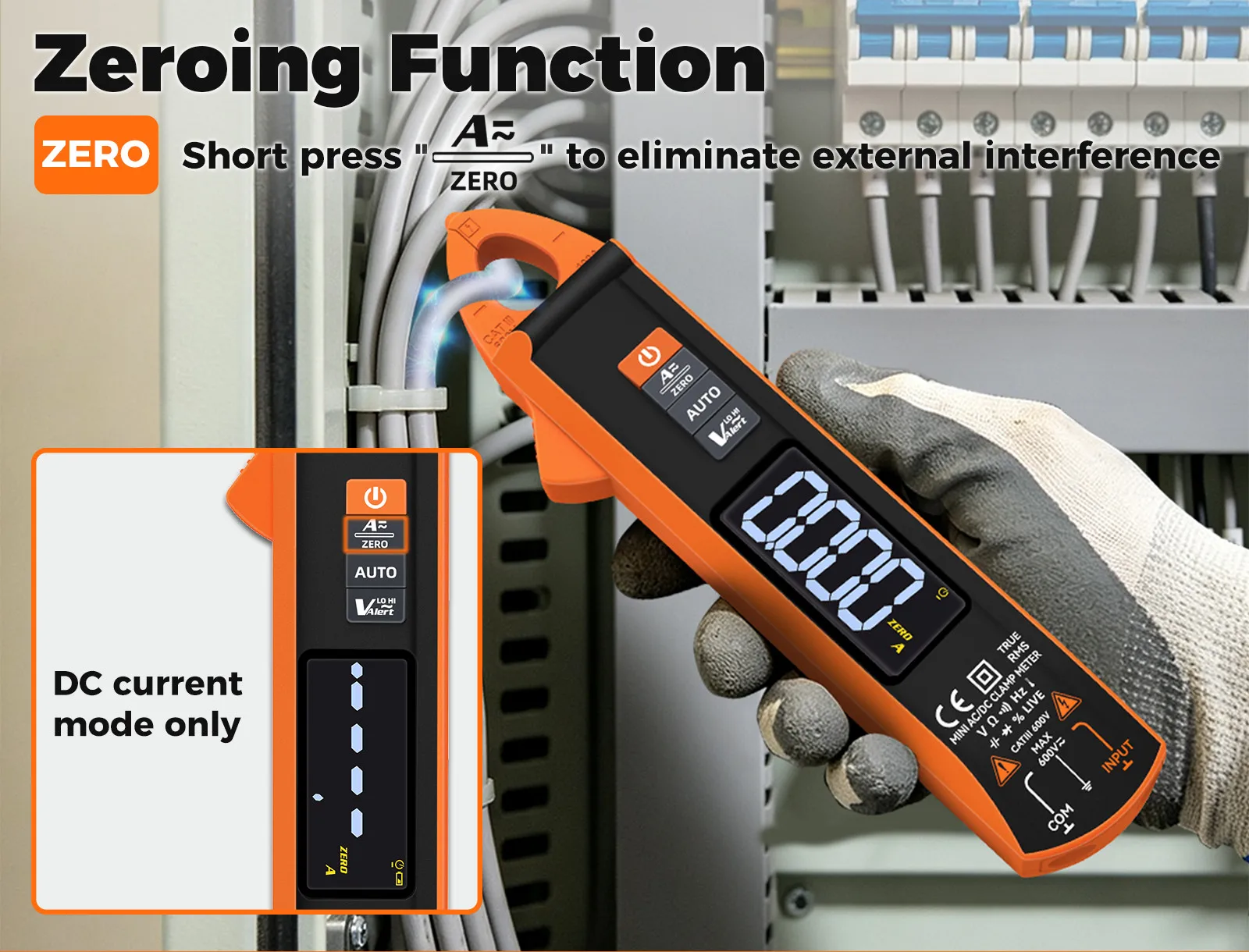 Digitales Zangenmessgerät Multimeter AC/DC 600A/1000A Amperemeter True RMS Multimeter Hochpräzise Kapazitätsmessung NCV Ohm Hz Spannungsprüfer – Detail 26