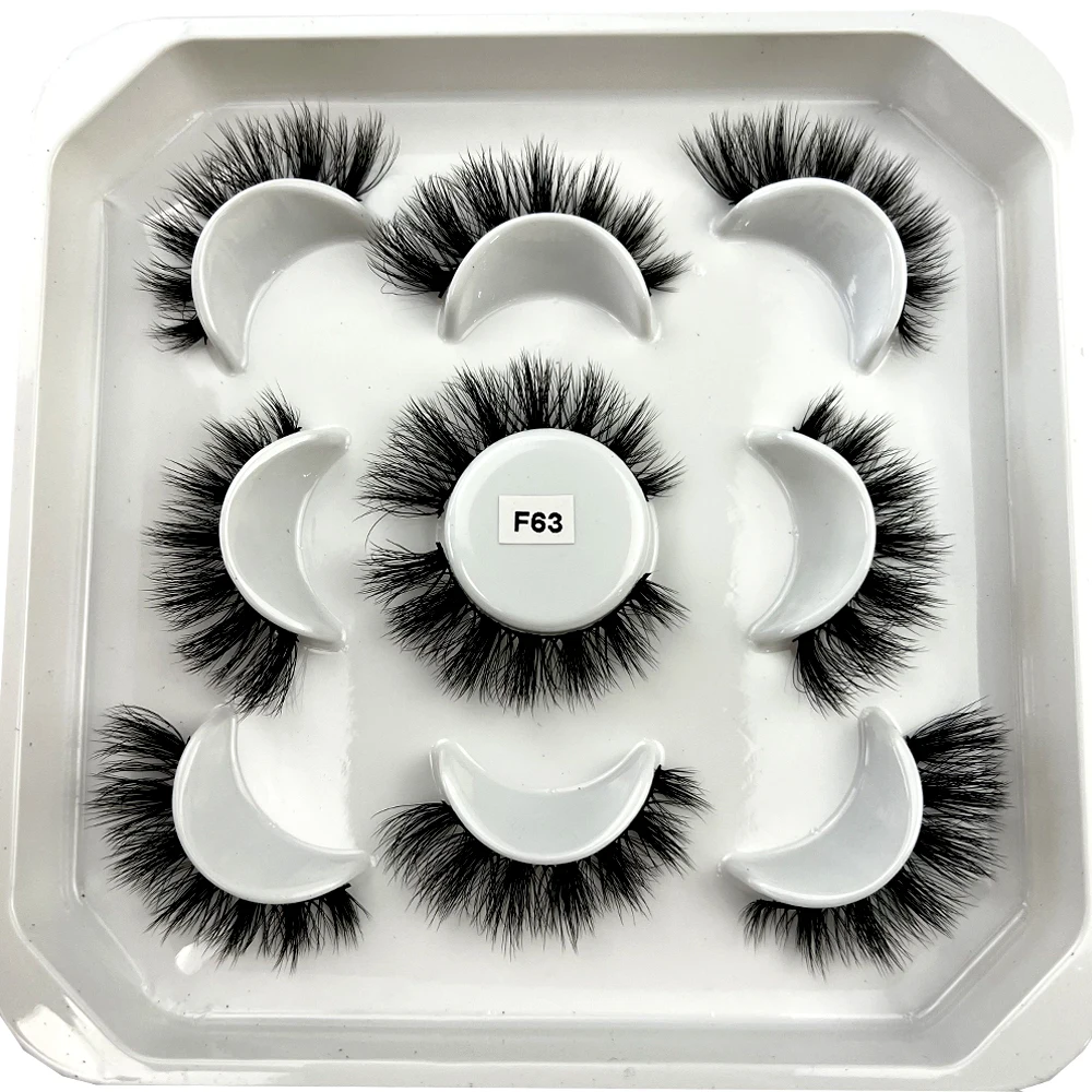 Short lashes 5 Pairs 3D Mink Lashes Natural Eyelash Dramatic False Eyelashes Faux Cils Makeup Fake Eyelash Extension maquiagem